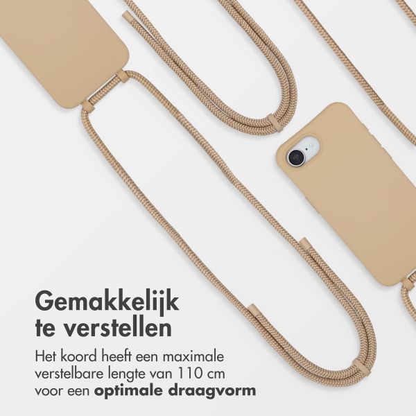 imoshion Color Backcover met afneembaar koord MagSafe Apple iPhone 16e - Nude