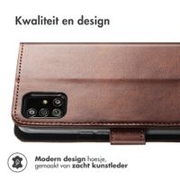 imoshion Luxe Bookcase Samsung Galaxy A51 - Donkerbruin