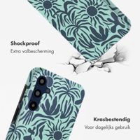 Selencia Vivid Tough Backcover Samsung Galaxy A16 - Tropical Vibes Light Blue