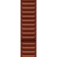 Apple Leather Link Apple Watch Series 1 t/m 9 / SE (38/40/41 mm) | Series 10 / 11 (42 mm) - Maat M/L - Umber