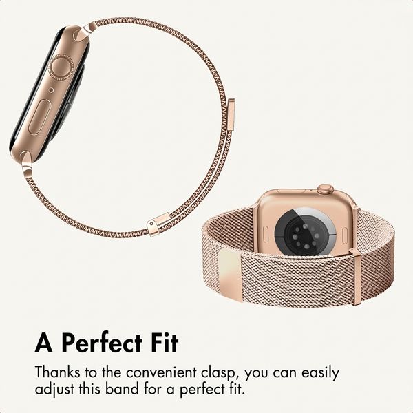 imoshion Milanese Magnetic Band Apple Watch | 38/40/41/42 mm - Rose Gold