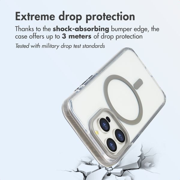 imoshion Combat MagSafe Back Cover Apple iPhone 15 Pro - Grey