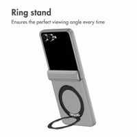 Accezz Colour Back Cover with MagSafe and Ring Stand Samsung Galaxy Z Flip 8 - Grey
