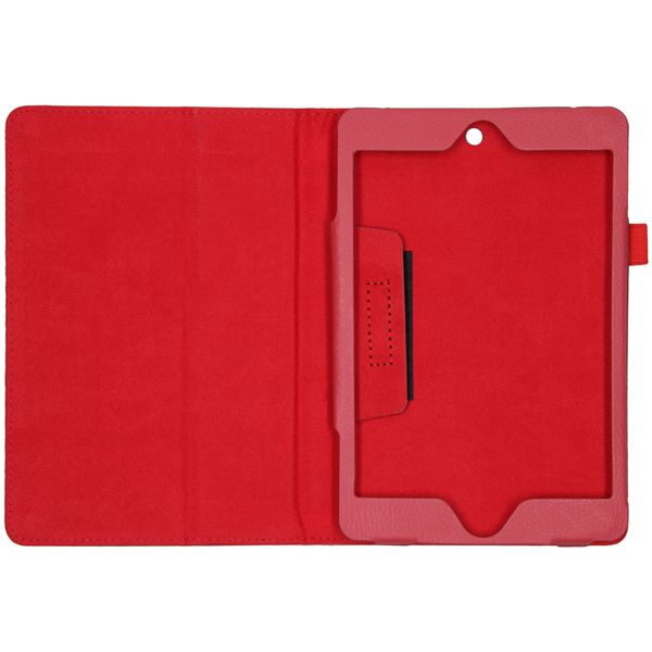 Effen Bookcase iPad Mini 5 (2019) / Mini 4 (2015) - Rood