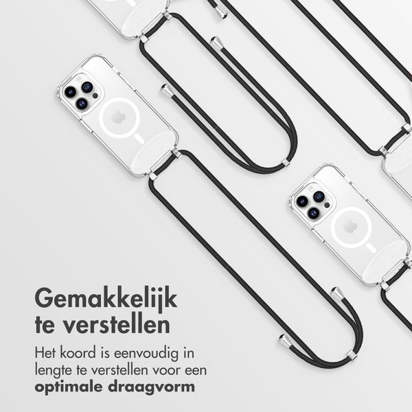 imoshion MagSafe Backcover met afneembaar koord iPhone 14 Pro - Transparant