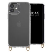 Selencia Backcover met afneembare haakjes Apple iPhone 12 (Pro) - Transparant