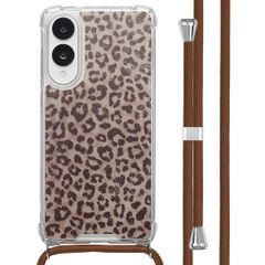 imoshion Design hoesje met koord Samsung Galaxy S25 Edge - Leopard Mood