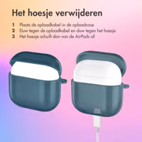imoshion Neon Case Apple AirPods 4 - Donkerblauw