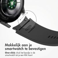 imoshion Siliconen bandje Samsung Galaxy Watch 4 / 5 / 6 / 7 / FE (20 mm) - Zwart