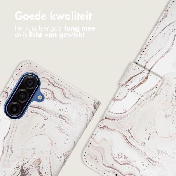 imoshion Design Bookcase Samsung Galaxy A17 - Sandy Marble