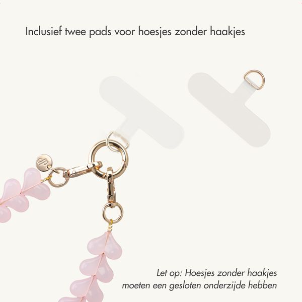 Selencia Lova Hartjes Polskoord - Milky Pink