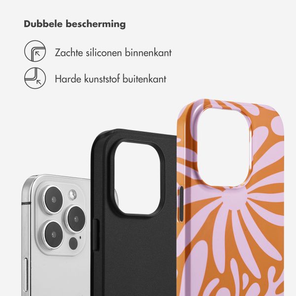 Selencia Vivid Backcover Apple iPhone 14 Pro - Modern Bloom Pink