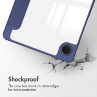 imoshion Trifold Hard Case Book Cover Samsung Galaxy Tab A11 Plus - Dark Blue