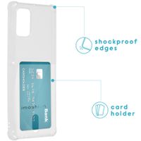 imoshion Softcase Backcover met pashouder Galaxy A71 - Transparant