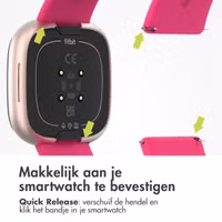 imoshion Siliconen bandje Fitbit Versa / Versa 2 / Versa Lite - Maat S - Roze