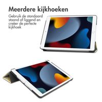 imoshion Design Trifold Bookcase Apple iPad 9 (2021) 10.2 inch / iPad 8 (2020) 10.2 inch / iPad 7 (2019) 10.2 inch - Citrus Dream