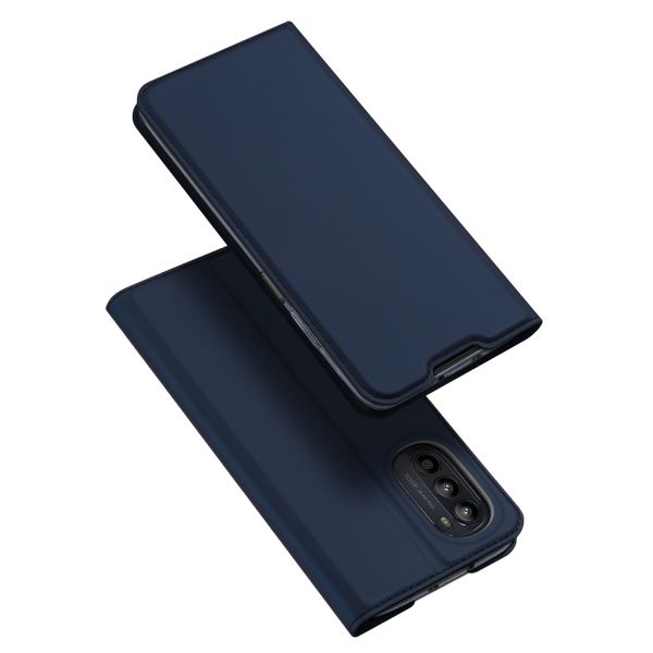 Dux Ducis Slim Softcase Bookcase Motorola Moto G52 / G82 - Blauw