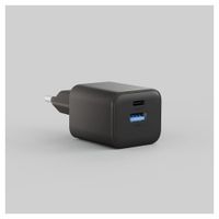 Zens Compact Oplader USB-C / USB-A 30W - Power Adapter - Zwart
