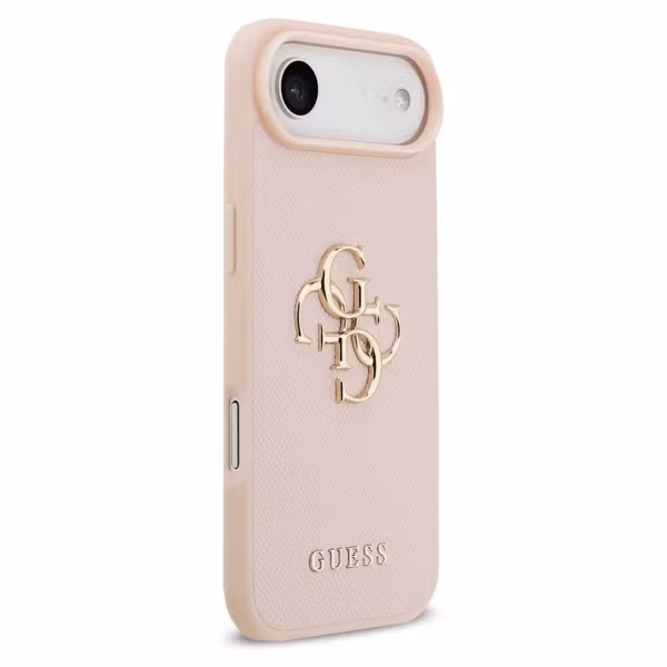 Guess Big 4G Logo Backcover Grained Apple iPhone Air - Roze