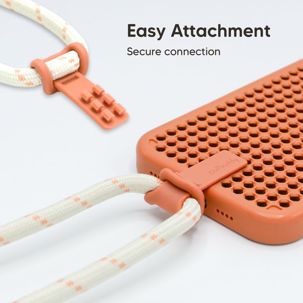 Callbuddy Lanyard - Cross Body Telefoonkoord - Salmon Beige