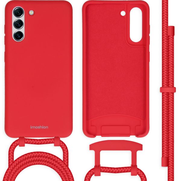 imoshion Color Backcover met afneembaar koord Samsung Galaxy S21 FE - Rood