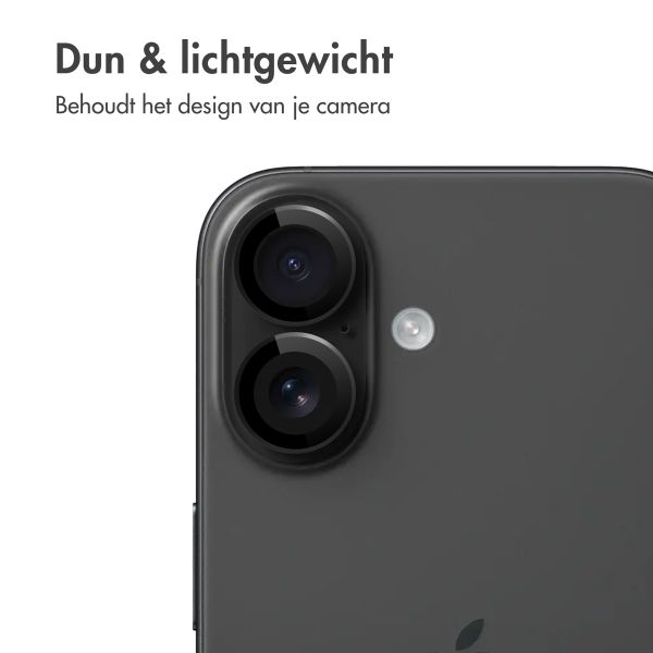 imoshion 2 Pack Camera lens protector Apple iPhone 17 / 16 / 16 Plus - Zwart
