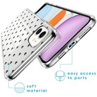 imoshion Design hoesje iPhone 11 - Hearts All Over Black