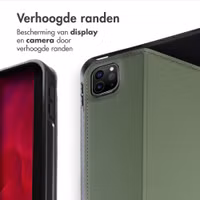 Accezz Classic Tablet Case Apple iPad Pro 12.9 (2022) / Pro 12.9 (2021) / Pro 12.9 (2020) - Groen