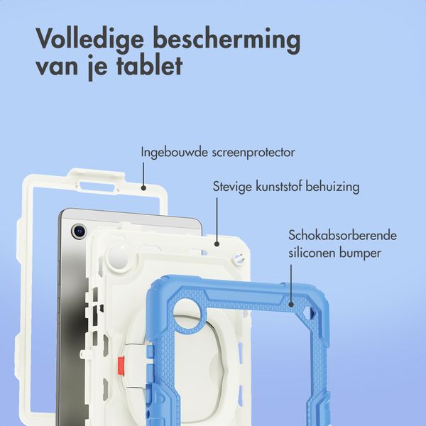 imoshion Rugged Kidsproof Backcover Samsung Galaxy Tab A11 Plus / A9 Plus - Blauw