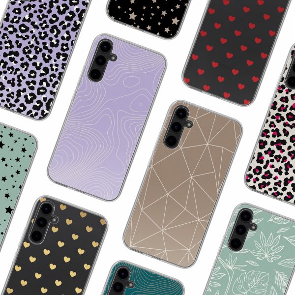 imoshion Design hoesje Samsung Galaxy A34 (5G) - Topo Lilac