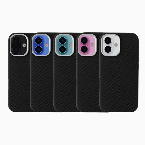 Accezz Mesh Backcover met MagSafe Apple iPhone 16 - Zwart