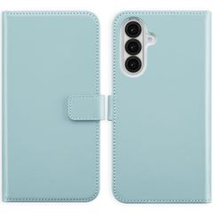 Selencia Echt Lederen Bookcase Samsung Galaxy A36  - Air Blue