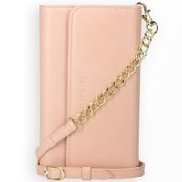 Selencia Uitneembare Vegan Lederen Clutch Galaxy S21 Plus - Roze