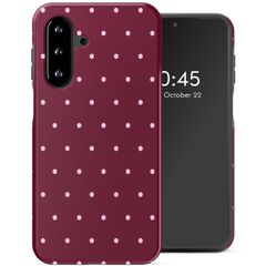 Selencia Vivid Backcover Samsung Galaxy A17 (5G) / (4G) - Happy Dots Burgundy