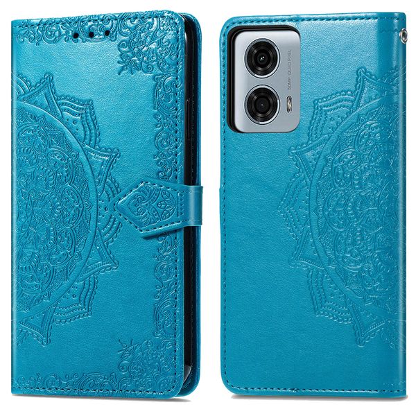 imoshion Mandala Bookcase Motorola Moto G24 Power - Turquoise