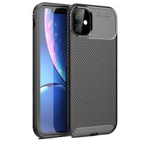 imoshion Carbon Softcase Backcover iPhone 11 - Zwart