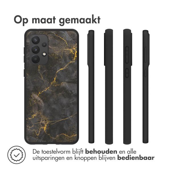 imoshion Design hoesje Samsung Galaxy A33 - Black Marble