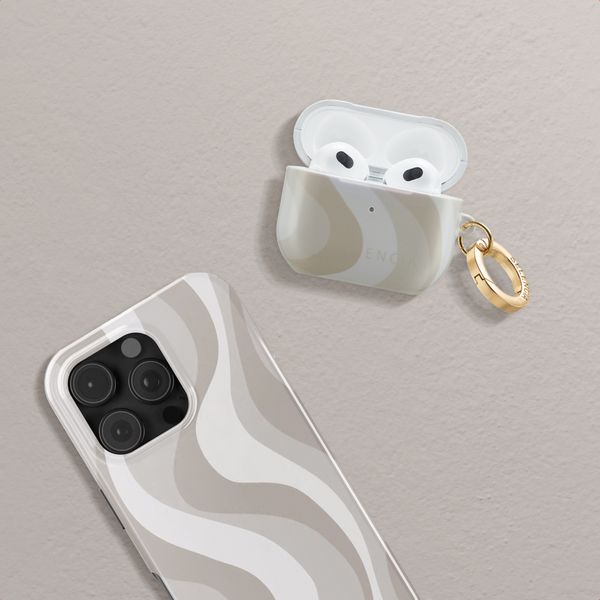 Selencia Vivid Case Apple AirPods 3 - Desert Waves Beige