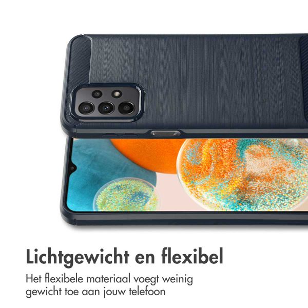 imoshion Brushed Backcover Samsung Galaxy A23 (5G) - Donkerblauw