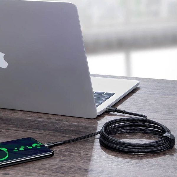 Baseus Cafule Series USB-C naar USB-C snellaadkabel - 100 Watt - 2 meter - Zwart