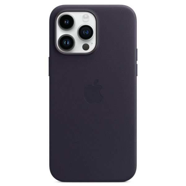 Apple Leather Back Cover with MagSafe Apple iPhone 14 Pro Max - Ink