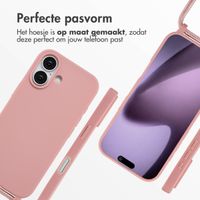 imoshion Siliconen hoesje met koord Apple iPhone 17 - Sand Pink