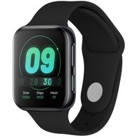 imoshion Siliconen bandje Oppo Watch 46 mm - Zwart