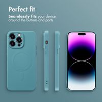 imoshion Colour Back Cover with MagSafe Apple iPhone 14 Pro Max - Smoke Green