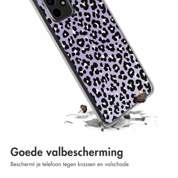 imoshion Design hoesje Samsung Galaxy A52(s) (5G/4G) - Leopard Lilac