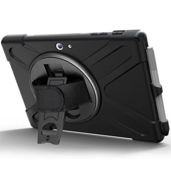 Accezz Full Protective backcover met strap Samsung Galaxy Tab Active 5 Pro / 4 Pro - Zwart