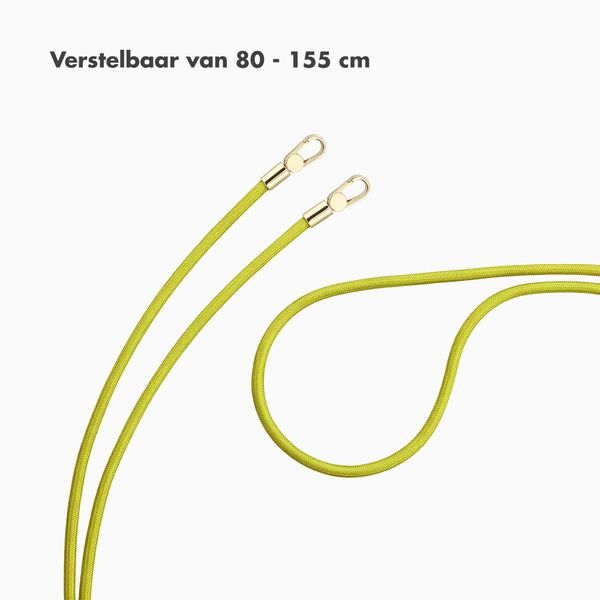 Selencia Universeel Telefoonkoord met 2 haken - verstelbaar - Olive Dust