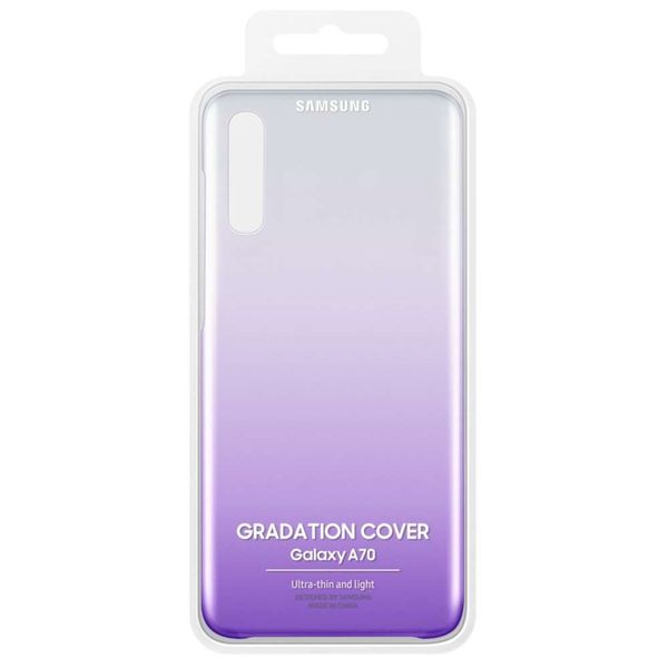 Samsung Originele Gradation Backcover Galaxy A70 - Paars