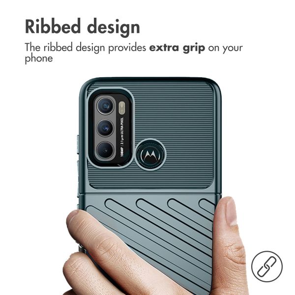 imoshion Thunder Backcover Motorola Moto G60 - Groen