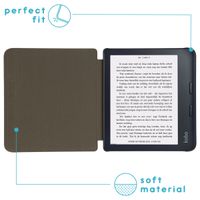 imoshion Design Slim Hard Case Sleepcover met stand Kobo Libra 2 / Tolino Vision 6 - Black Graphic